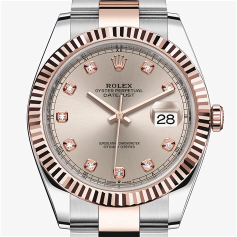 rolex datejust oyster 41mm oystersteel and everose gold|rolex datejust vs oyster perpetual.